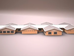 prefabricated building 8 3D Model