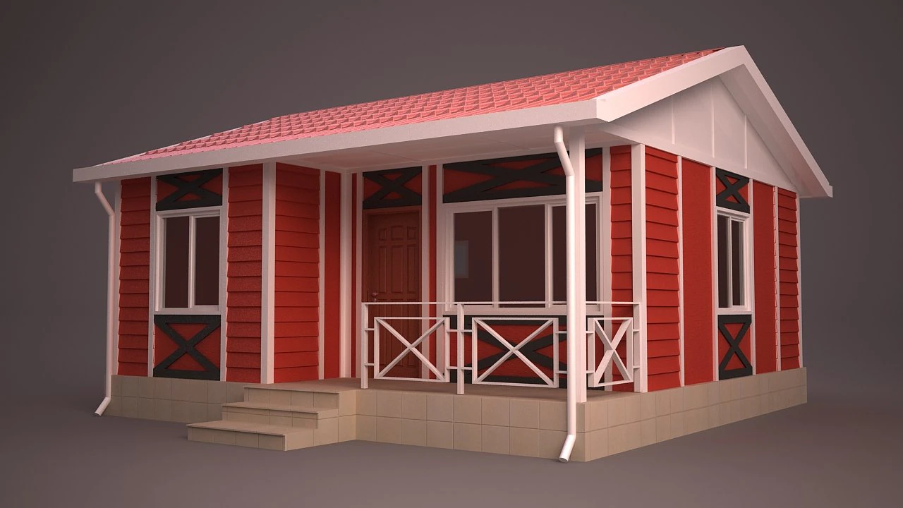 casa 2 Modello 3D .c4d .max .obj .3ds .fbx .stl .blend 