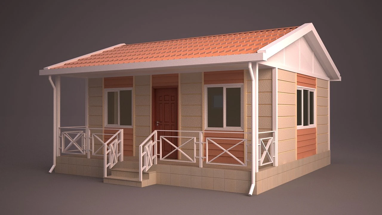home 3 3D Model .c4d .max .obj .3ds .fbx .stl .blend 