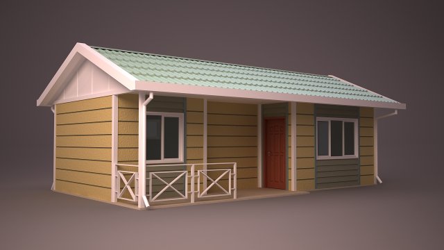 home 5 3D 模型 .c4d .max .obj .3ds .fbx .stl .blend 