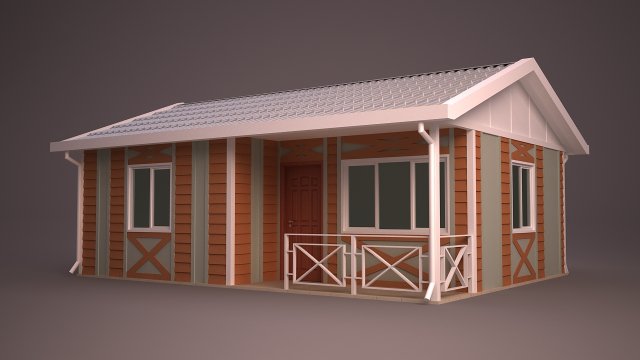 home 6 3Dモデル .c4d .max .obj .3ds .fbx .stl .blend 