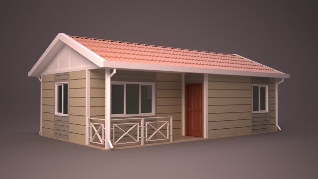 home 8 Model 3D .c4d .max .obj .3ds .fbx .stl .blend