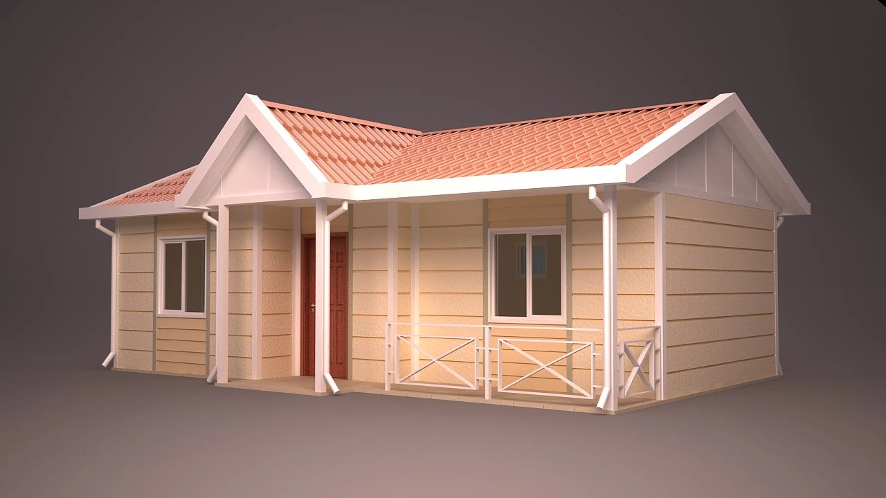 home 9 3D Model .c4d .max .obj .3ds .fbx .stl .blend