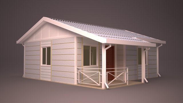 home 10 3D Model .c4d .max .obj .3ds .fbx .stl .blend 