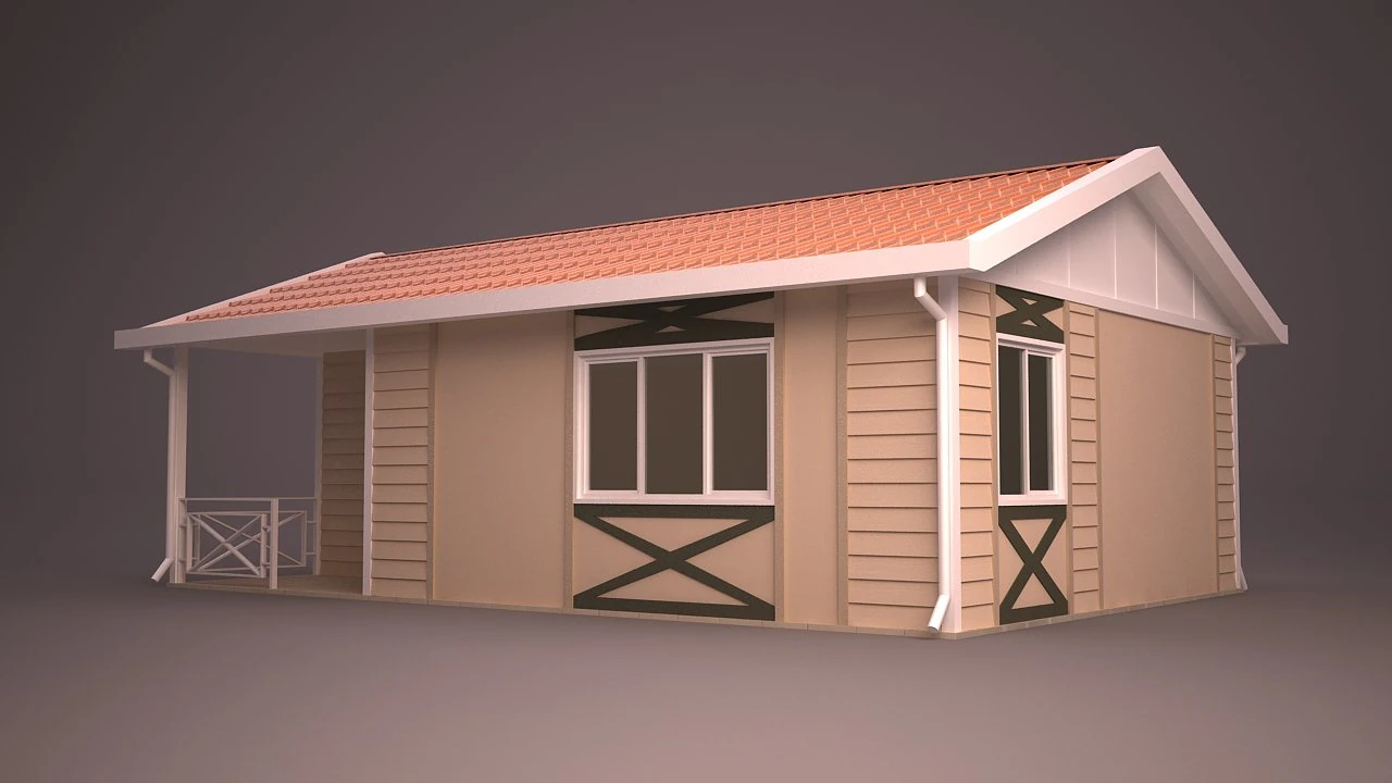 home 12 3D Model .c4d .max .obj .3ds .fbx .stl .blend 