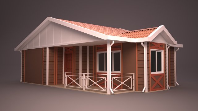 home 17 3D Model .c4d .max .obj .3ds .fbx .stl .blend 