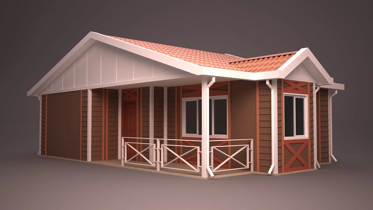 home 17 3D Model .c4d .max .obj .3ds .fbx .stl .blend 