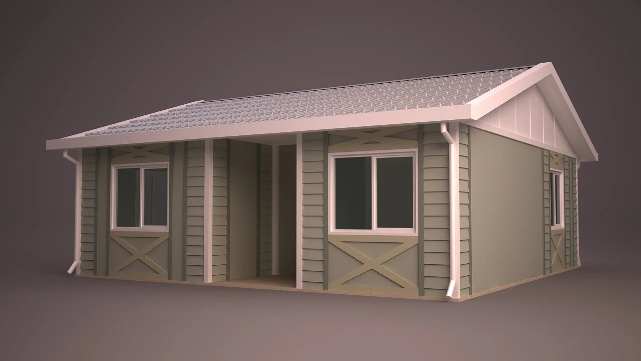 home 18 3D Model .c4d .max .obj .3ds .fbx .stl .blend