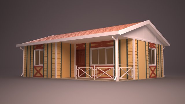 home 19 3D 모델 .c4d .max .obj .3ds .fbx .stl .blend 