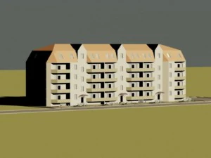apartment house 3D Model