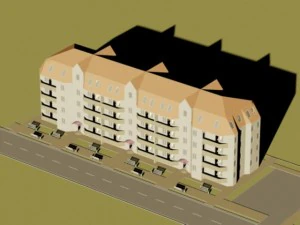 apartment house 3D Model
