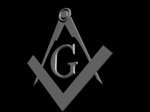 sign on masons Modello 3D