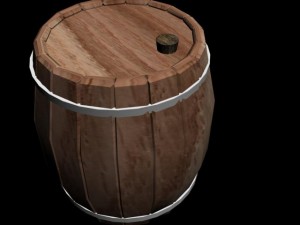 wine cask 3D Model