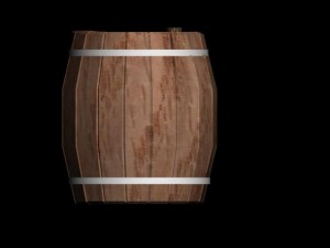 wine cask 3D Model