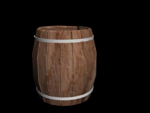wine cask 3D Model