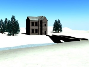 wooden house 3D Model