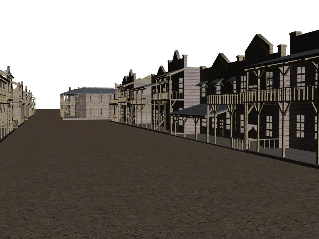 wild west 3D Model .c4d .max .obj .3ds .fbx .stl .blend 