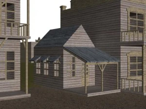 wild west 3D Model