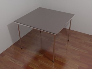 card table Modèle 3D
