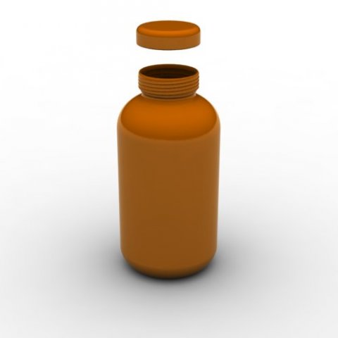 medicine box 3D Модель .c4d .max .obj .3ds .fbx .stl .blend 