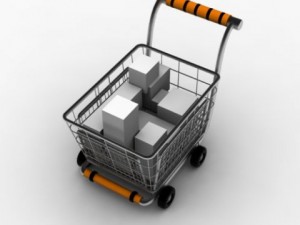 shopping cart Model 3D