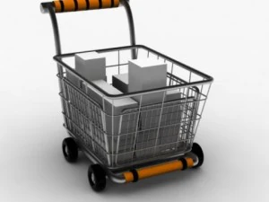 shopping cart 3D Model