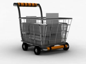 shopping cart 3D Model