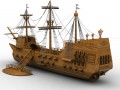 ship Model 3D
