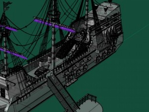 ship 3D Modell