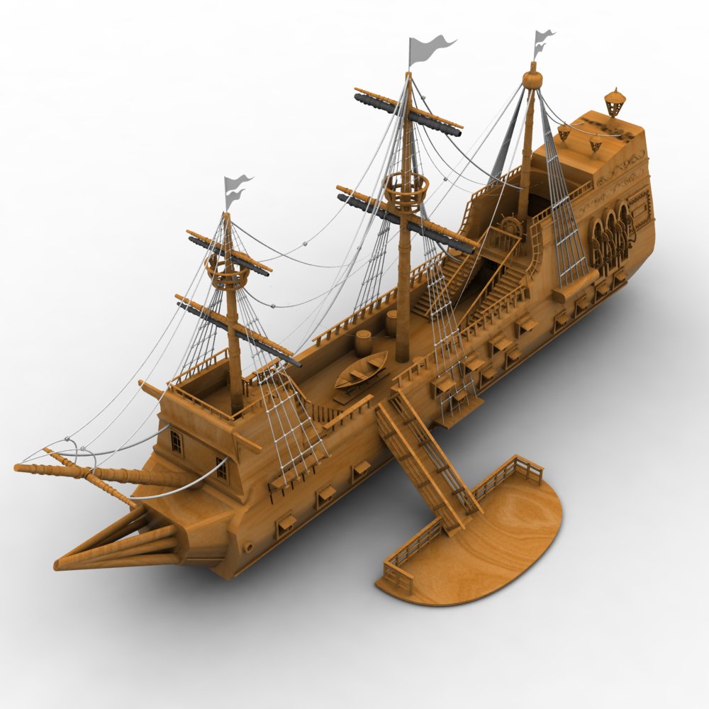 boat model in rhino free download