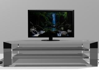 fernseher 3D Model .c4d .max .obj .3ds .fbx .stl .blend 