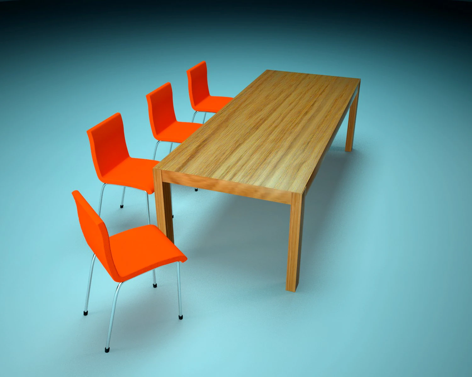 red chair 3D Model .c4d .max .obj .3ds .fbx .stl .blend 
