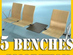 コネクテッドシート待合室 3Dモデル