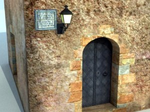 old european house detailed realistic 3D-Modell