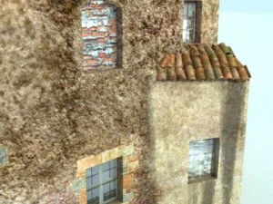 old european house detailed realistic 3D Model