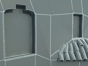 old european house detailed realistic 3D-Modell