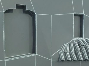 old european house detailed realistic 3D Model
