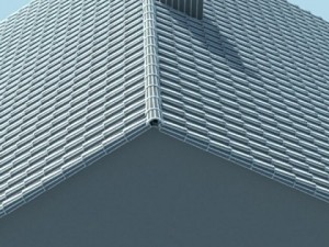 tile roof dirty  clean textures 3Dモデル
