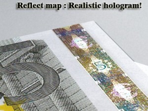 5 euro paper money Modelo 3D