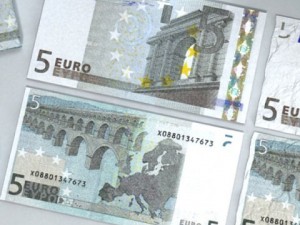 5 euro paper money Modelo 3D
