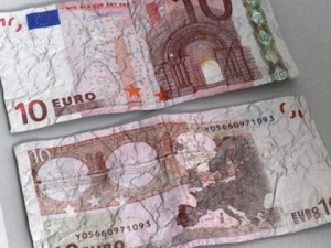 10 euro paper money Modèle 3D