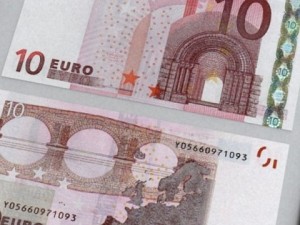 10 euro paper money Modèle 3D