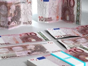 10 euro paper money Modèle 3D