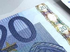 20 euro paper money 3D Модель