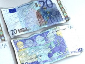20 euro paper money 3D-Modell
