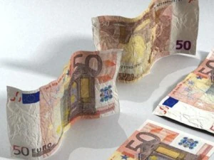 50 euro paper money 3D Model