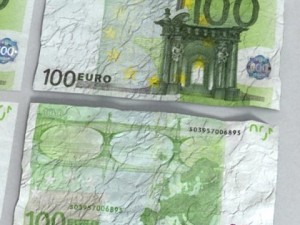 100 euro paper money 3D Model