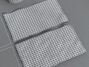 100 euro paper money 3D Model