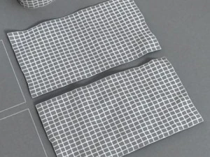 100 euro paper money 3D Model