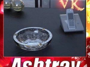 cinzeiro fotorrealista com alto detalhe Modelo 3D